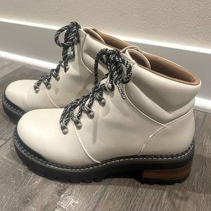 Universal Threads White Combat Boot